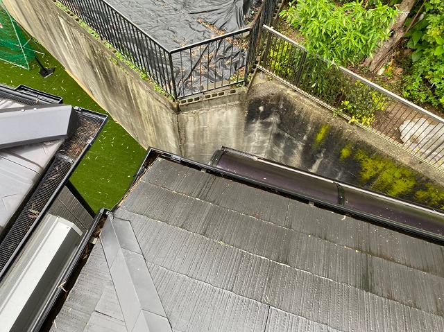 雨樋の点検劣化